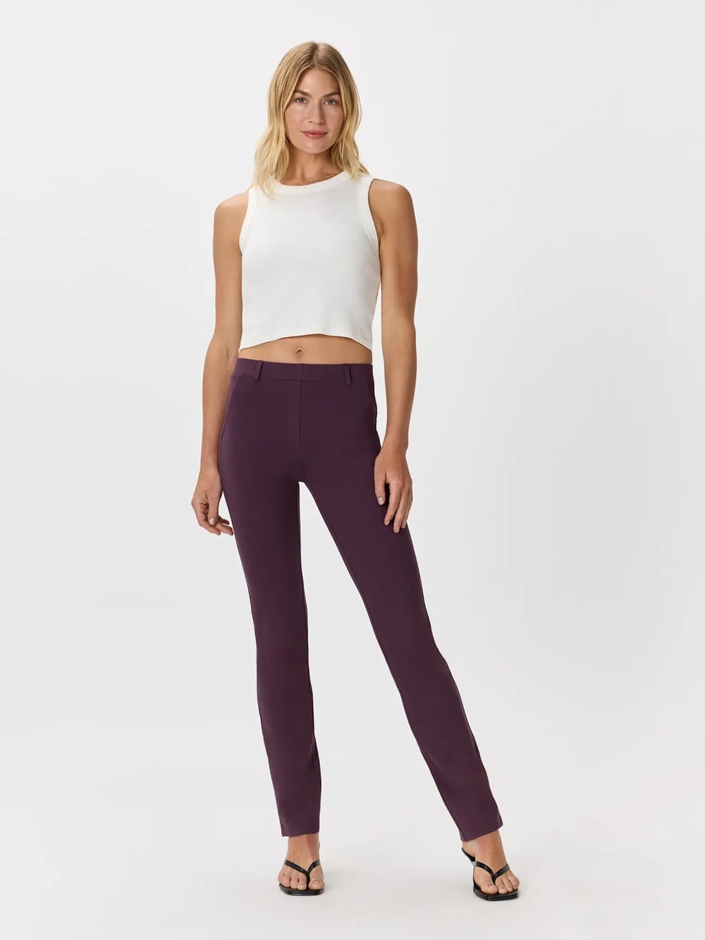 Quince Ultra-Stretch Ponte Straight Leg Pants Large